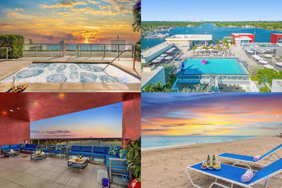 Rooftop Pool - Balcony - Hollywood Beach Broad - Walk מראה חיצוני תמונה